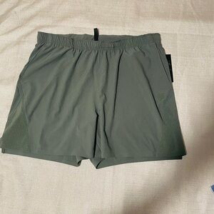 Men's Athletic Shorts in Green by [Brand]